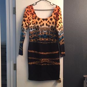 Chain and leopard fun dress!